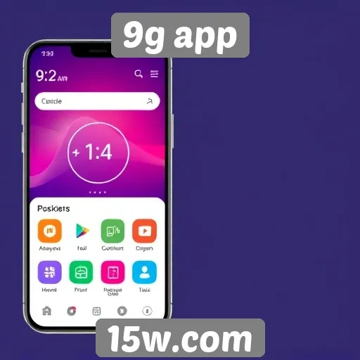 Interface do 9g app se destaca pela usabilidade